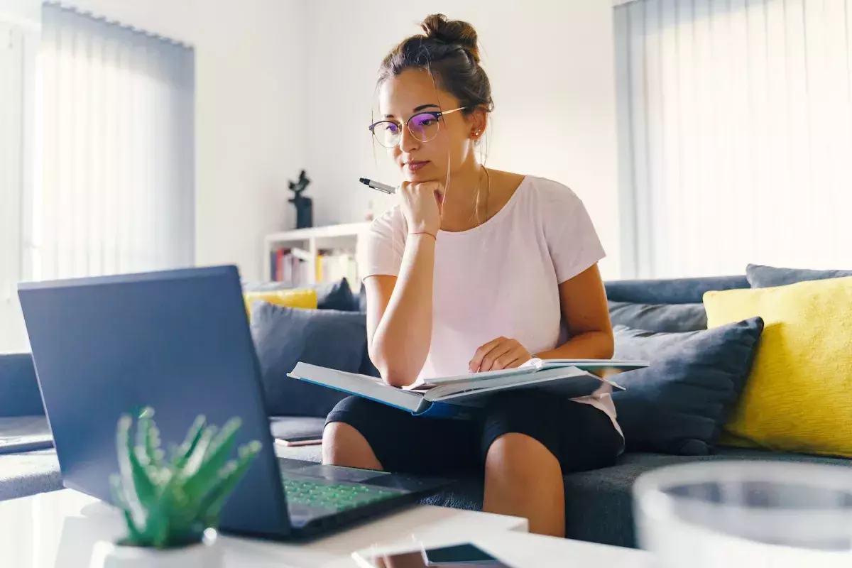 person using computer person using computer