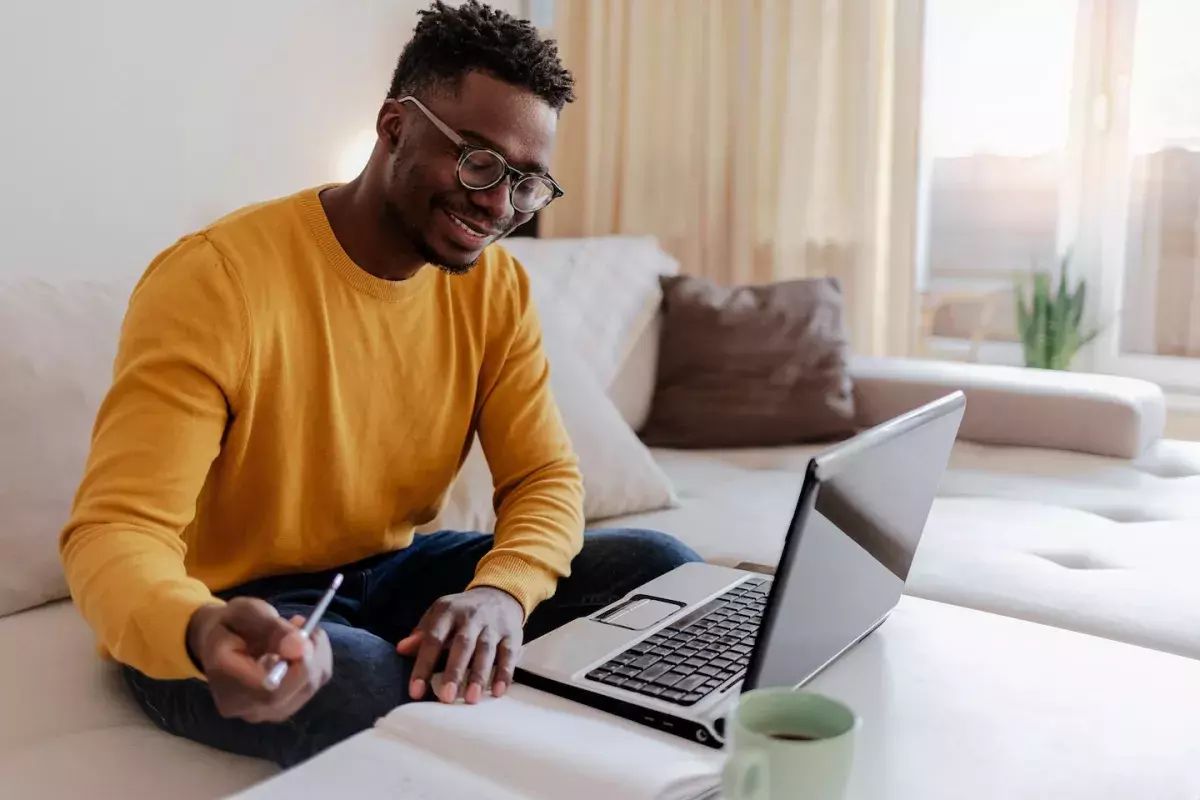 person using computer person using computer